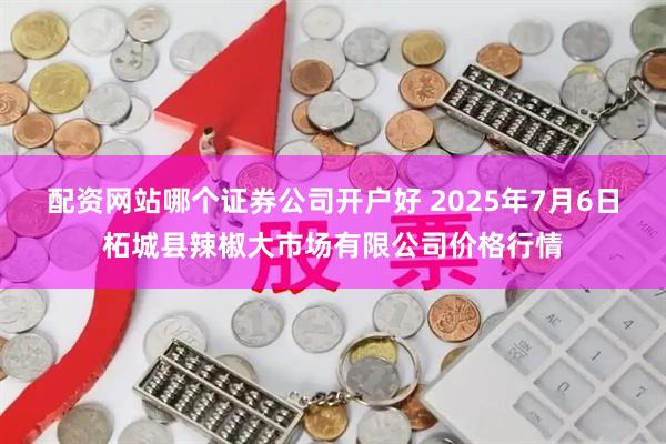 配资网站哪个证券公司开户好 2025年7月6日柘城县辣椒大市场有限公司价格行情