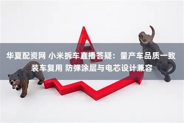 华夏配资网 小米拆车直播答疑：量产车品质一致 装车复用 防弹涂层与电芯设计兼容